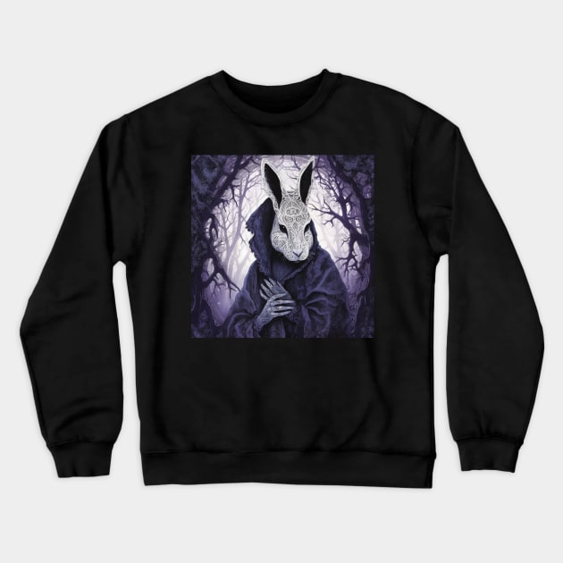 Rabbit Demon Crewneck Sweatshirt by Enchanted Reverie